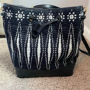 Tory Burch Fabric Bucket Backpack